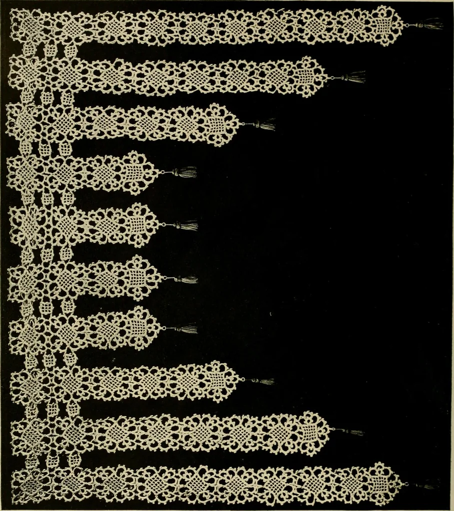 An illustration from Old and new designs in crochet work, 1900, leaf 11