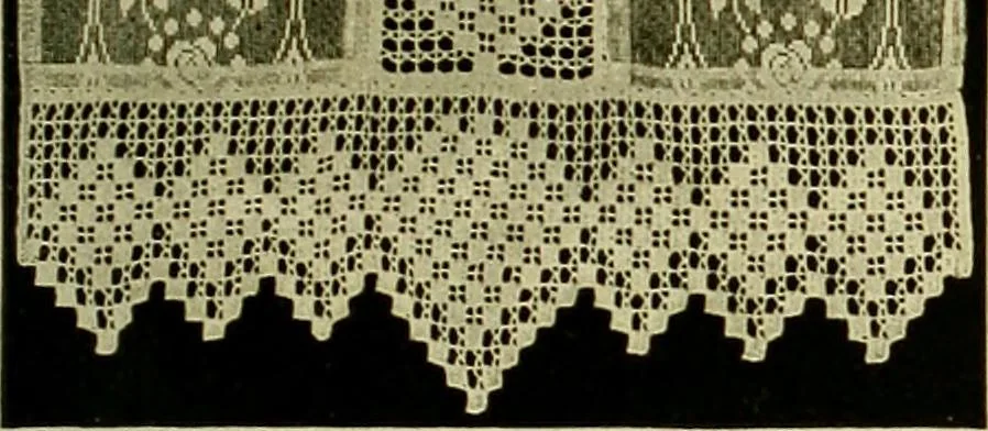 An illustration from Old and new designs in crochet work, 1900, leaf 12