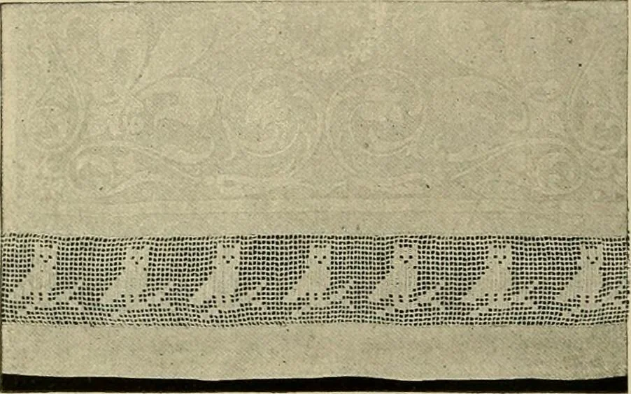 An illustration from Old and new designs in crochet work, 1900, leaf 17