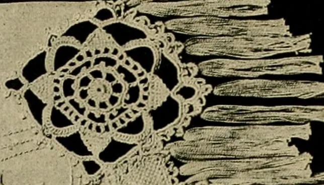 An illustration from Old and new designs in crochet work, 1900, leaf 19