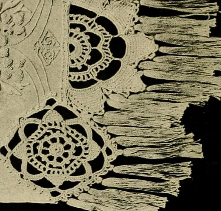 An illustration from Old and new designs in crochet work, 1900, leaf 19