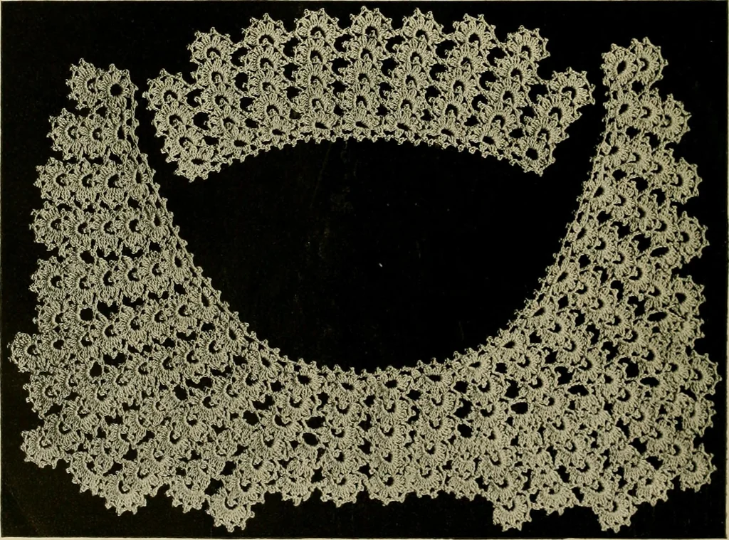 An illustration from Old and new designs in crochet work, 1900, leaf 21