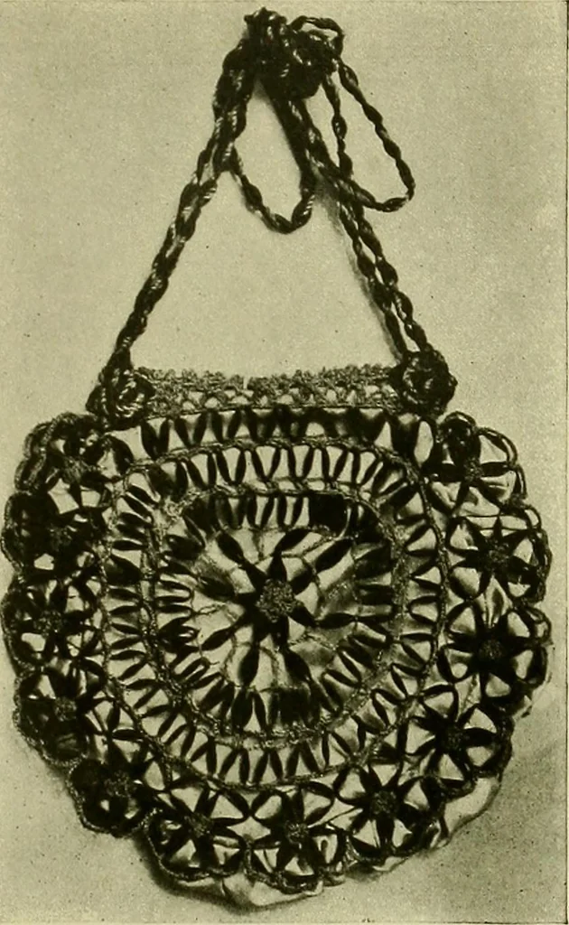 An illustration from Old and new designs in crochet work, 1900, leaf 24