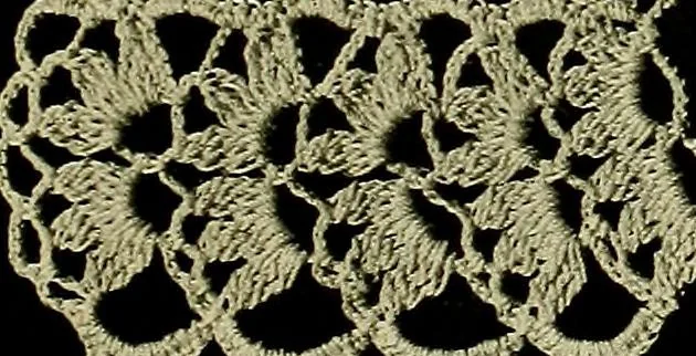 An illustration from Old and new designs in crochet work, 1900, leaf 28