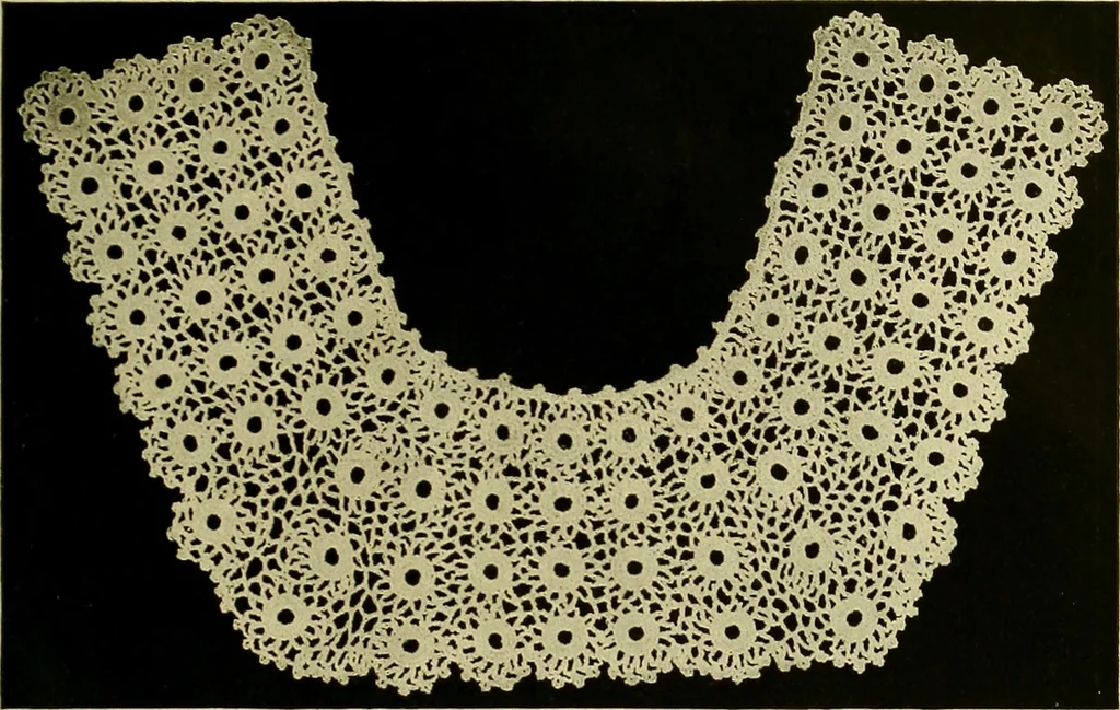An illustration from Old and new designs in crochet work, 1900, leaf 36