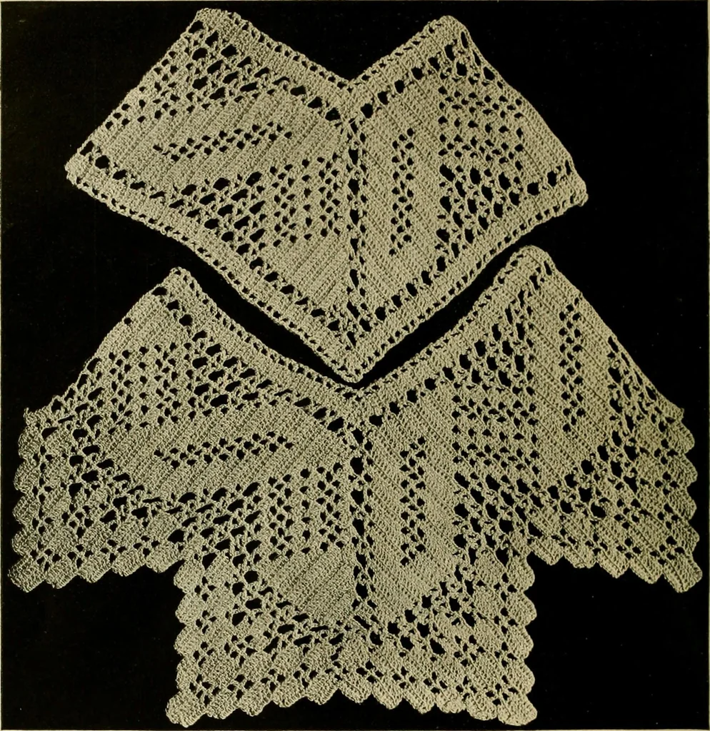 An illustration from Old and new designs in crochet work, 1900, leaf 37