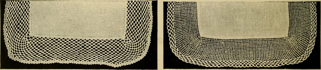 An illustration from Old and new designs in crochet work, 1900, leaf 37