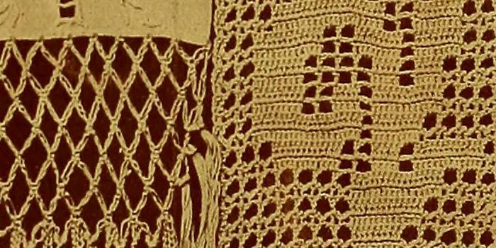 An illustration from Old and new designs in crochet work, 1900, leaf 4