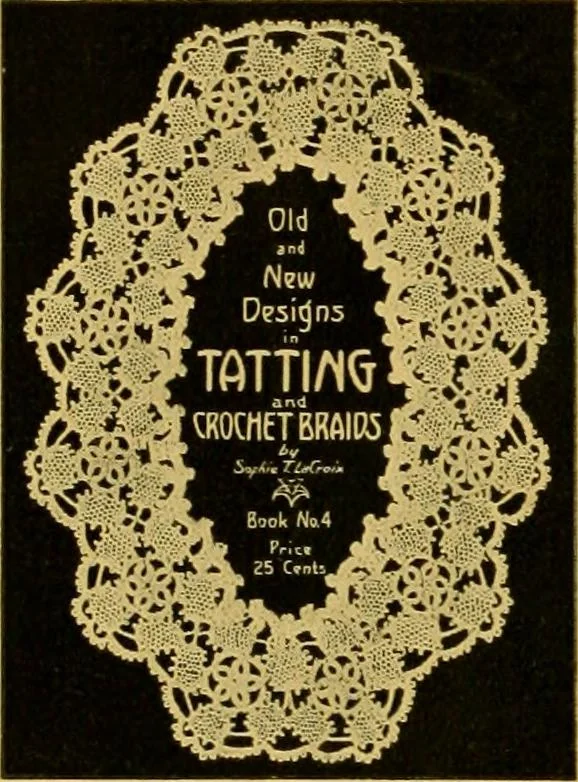 An illustration from Old and new designs in crochet work, 1900, leaf 5