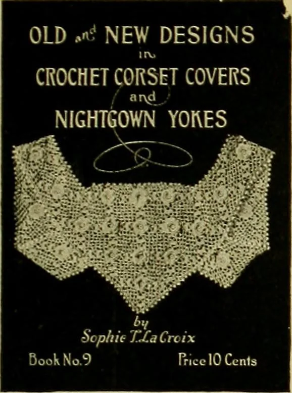 An illustration from Old and new designs in crochet work, 1900, leaf 6