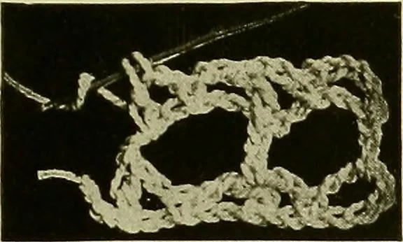 An illustration from Old and new designs in crochet work, 1900, leaf 8