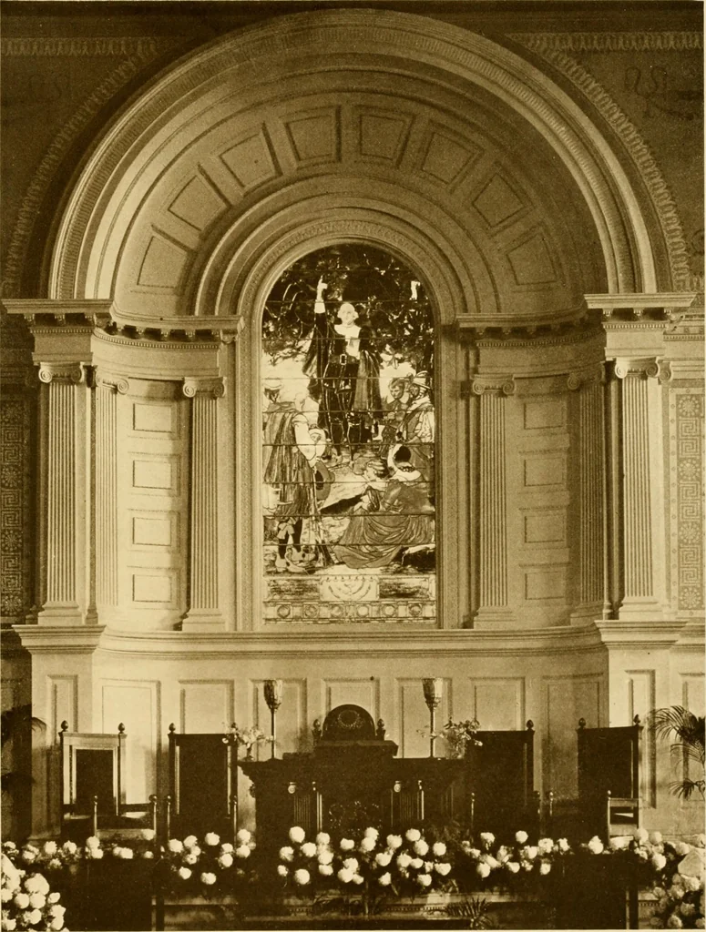 An illustration from Old New England churches and their children, 1906, leaf 396