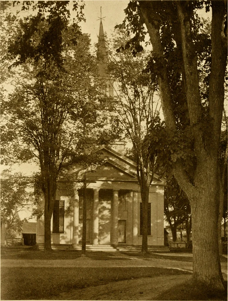 An illustration from Old New England churches and their children, 1906, leaf 532