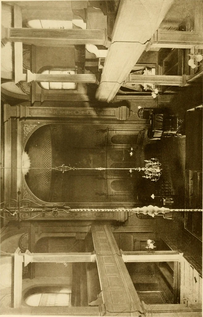 An illustration from Old New England churches and their children, 1906, leaf 75