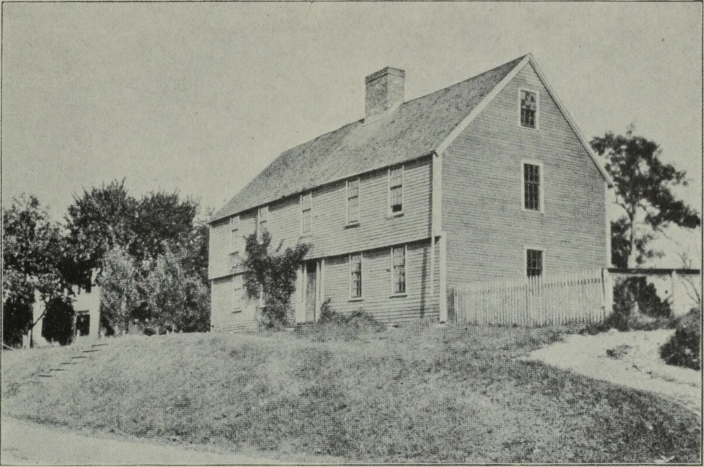 An illustration from Old New England houses, 1920, leaf 104