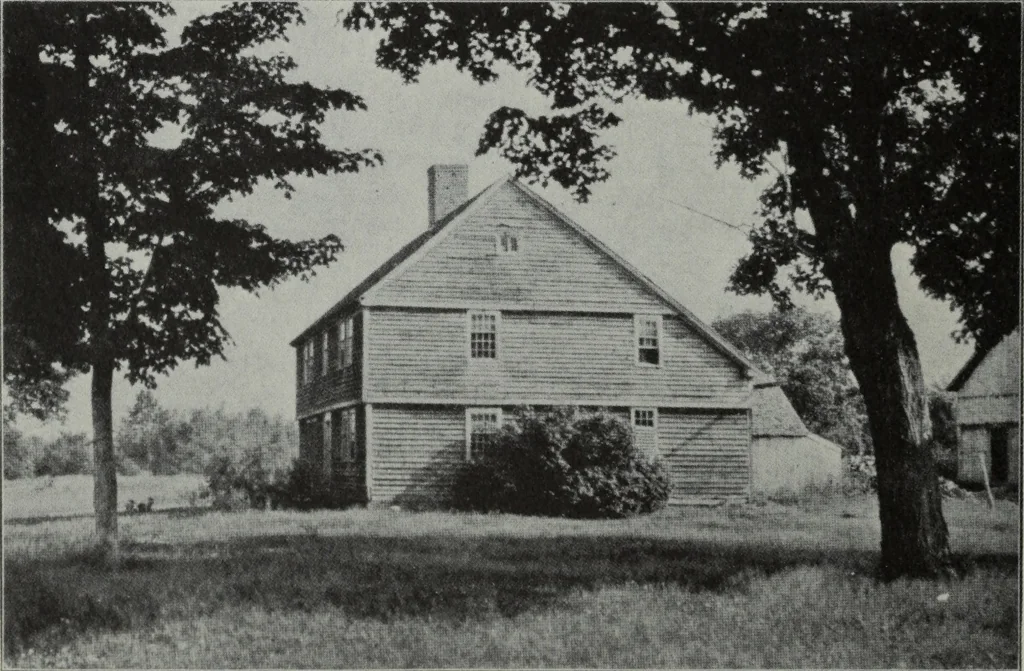 An illustration from Old New England houses, 1920, leaf 109