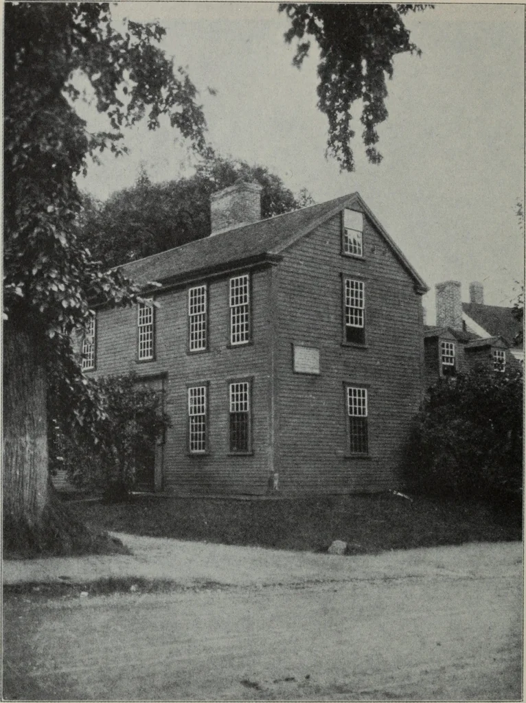 An illustration from Old New England houses, 1920, leaf 43