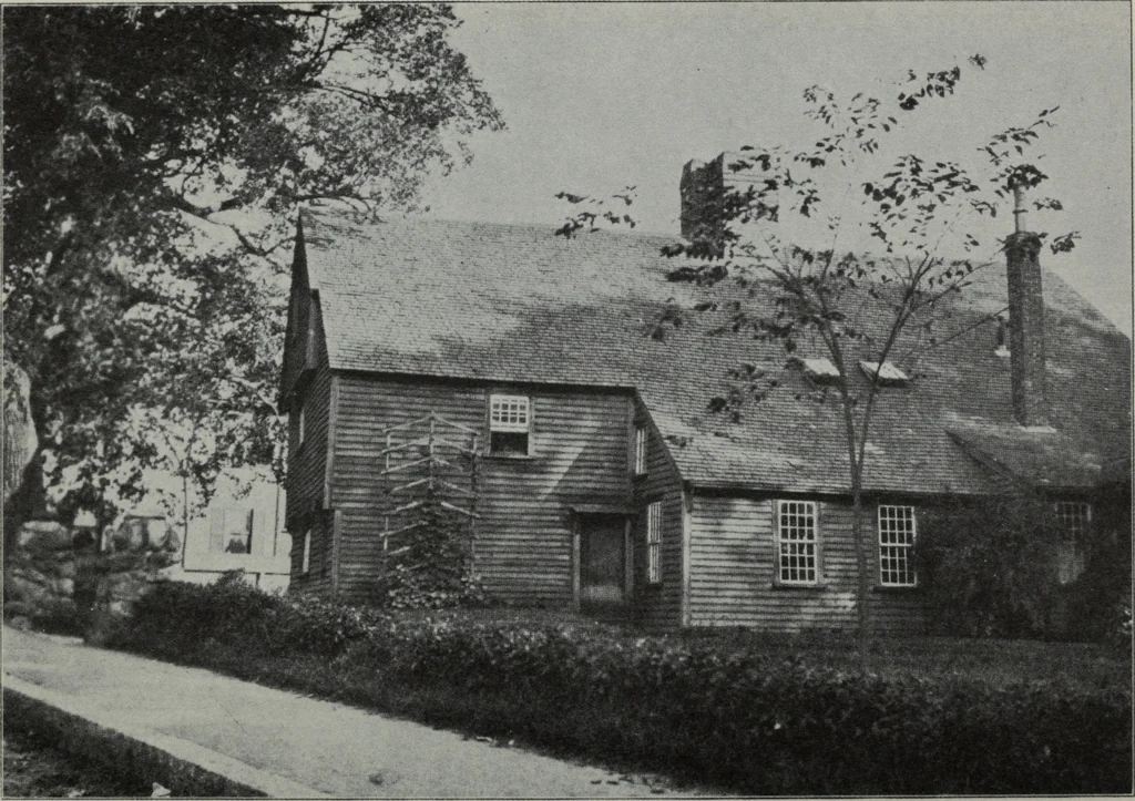 An illustration from Old New England houses, 1920, leaf 45
