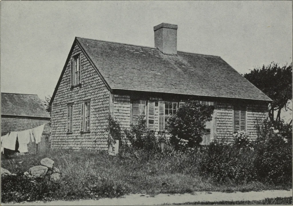 An illustration from Old New England houses, 1920, leaf 55