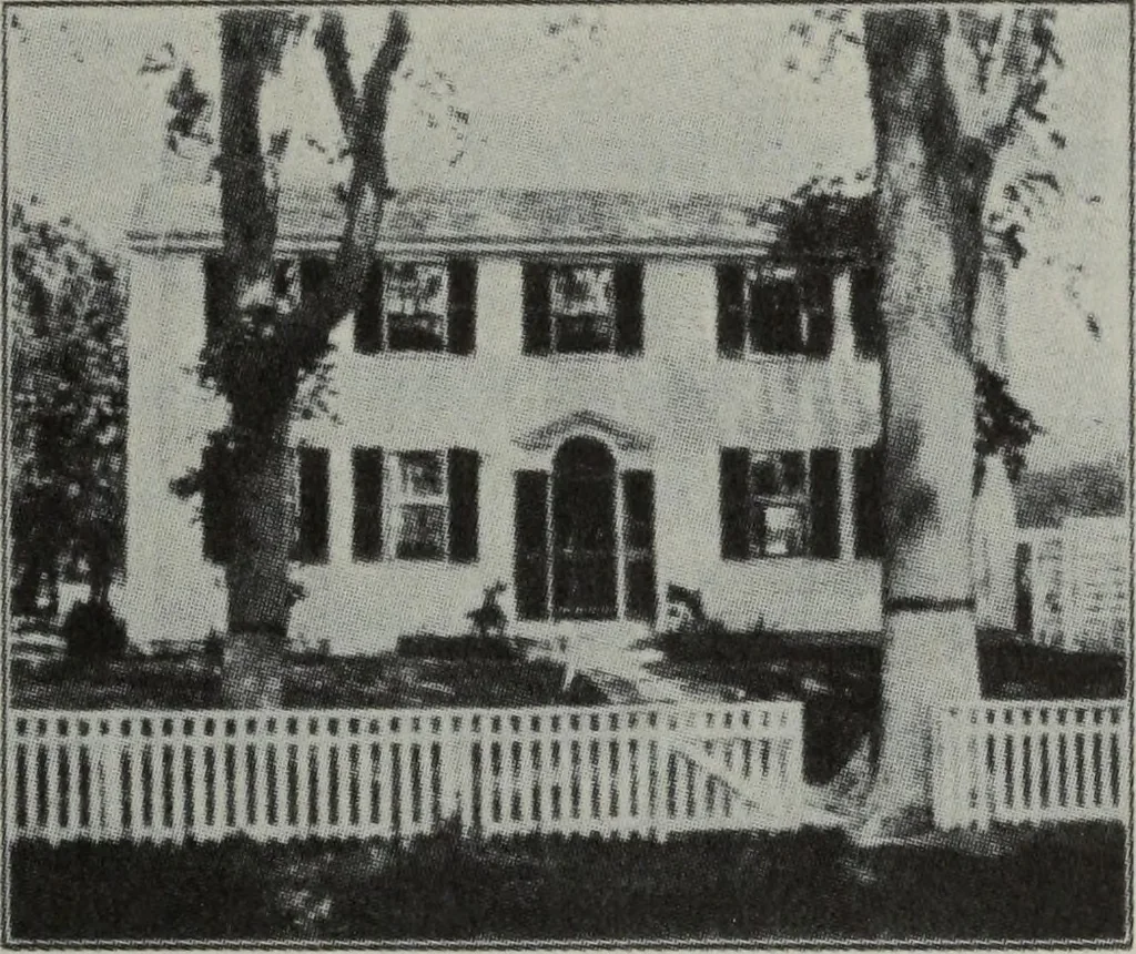 An illustration from Old New England houses, 1920, leaf 6