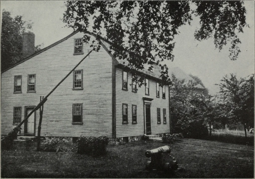 An illustration from Old New England houses, 1920, leaf 61
