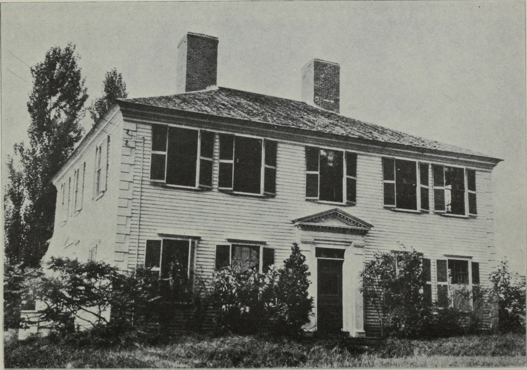 An illustration from Old New England houses, 1920, leaf 65