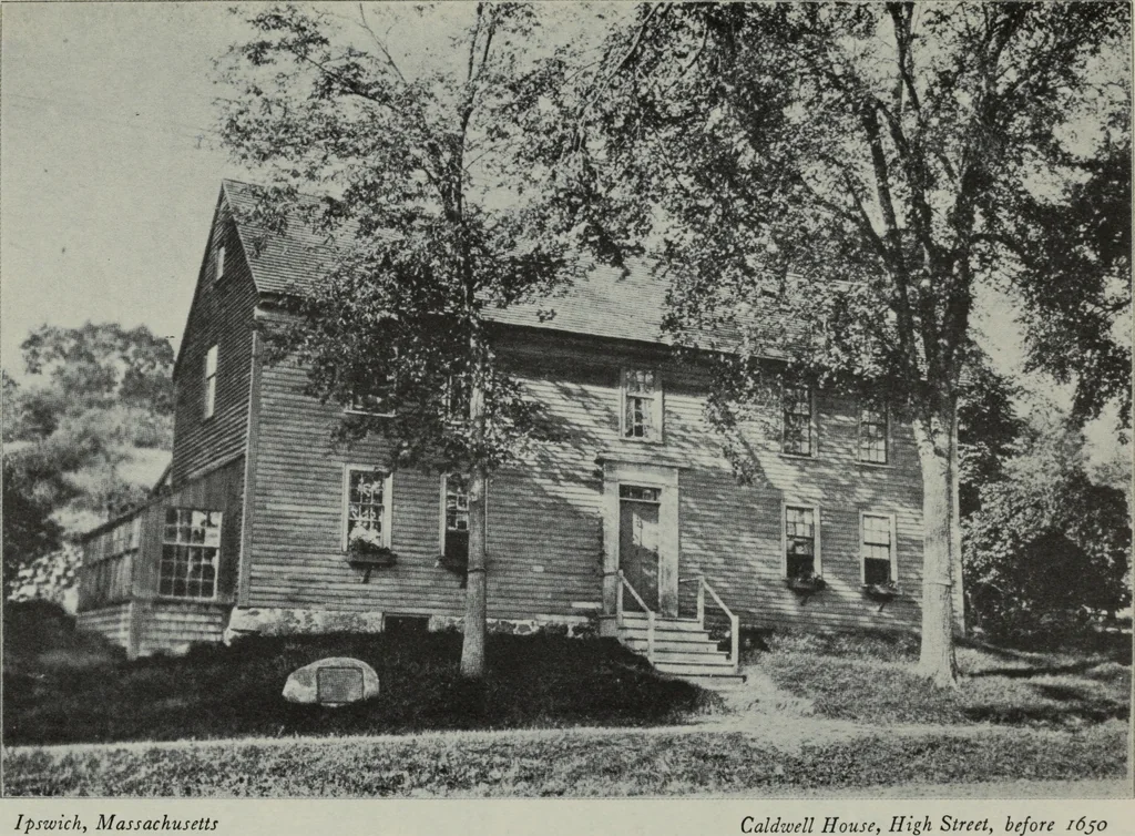An illustration from Old New England houses, 1920, leaf 66