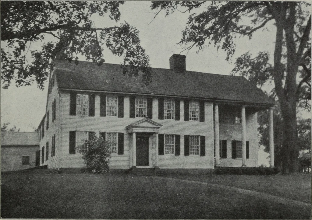 An illustration from Old New England houses, 1920, leaf 77