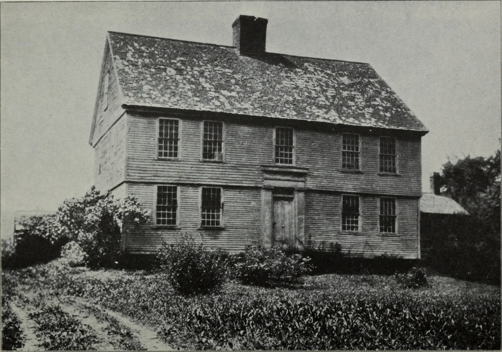 An illustration from Old New England houses, 1920, leaf 91