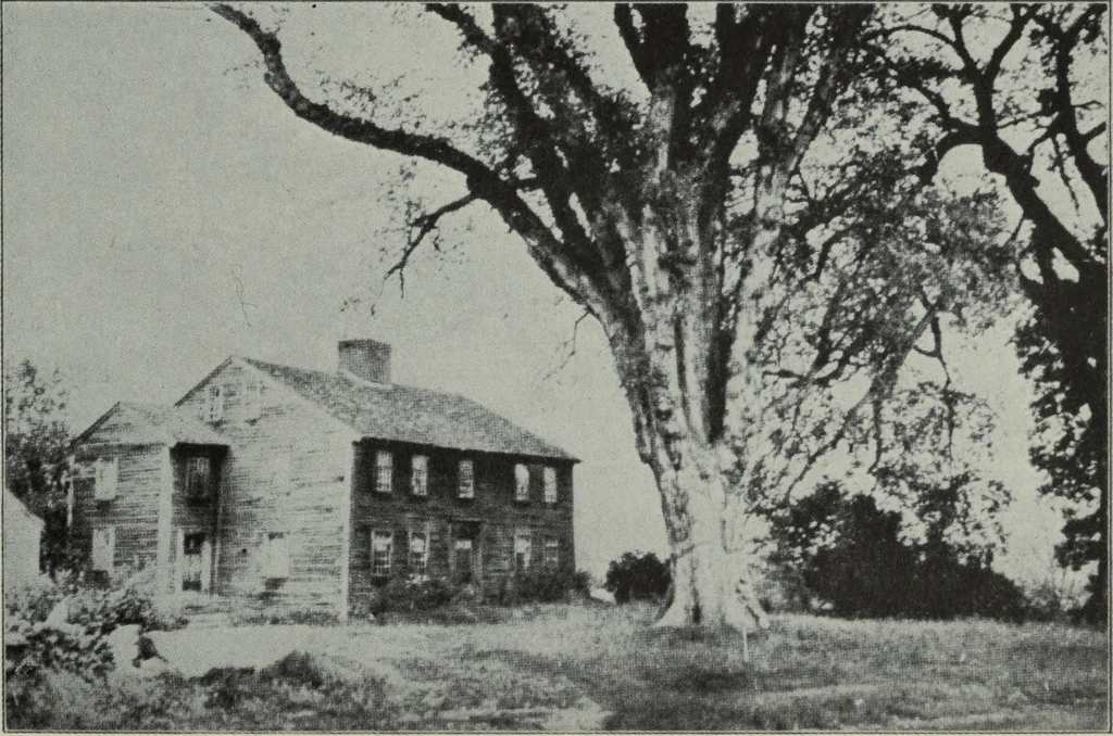 An illustration from Old New England houses, 1920, leaf 98