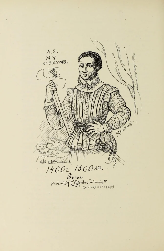 An illustration from Old and new lace in Italy, exhibited at Chicago in 1893. Dedicated to Her Majesty, Queen Margherita, 1893, leaf 100