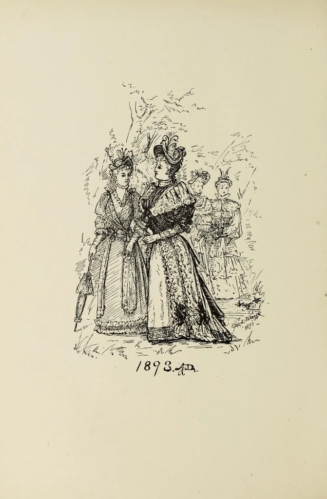 An illustration from Old and new lace in Italy, exhibited at Chicago in 1893. Dedicated to Her Majesty, Queen Margherita, 1893, leaf 158