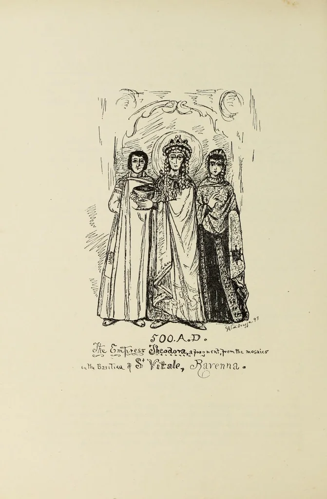 An illustration from Old and new lace in Italy, exhibited at Chicago in 1893. Dedicated to Her Majesty, Queen Margherita, 1893, leaf 86