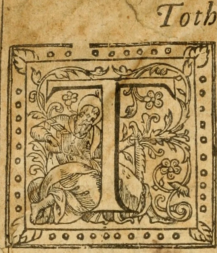 An illustration from The Old and New Testaments, 1612, leaf 9