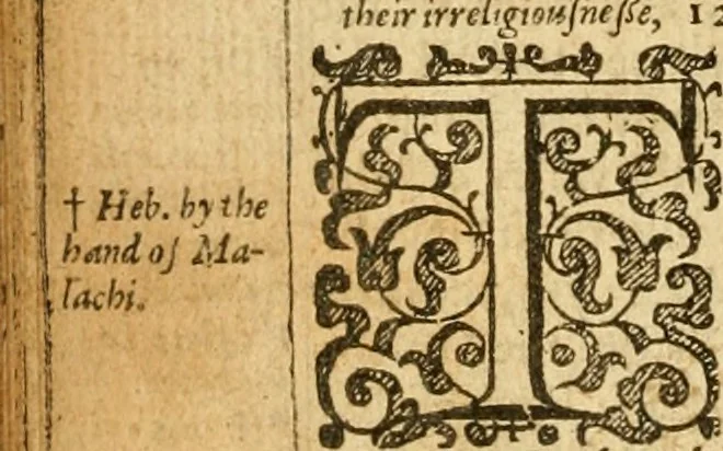 An illustration from The Old and New Testaments, 1612, leaf 305