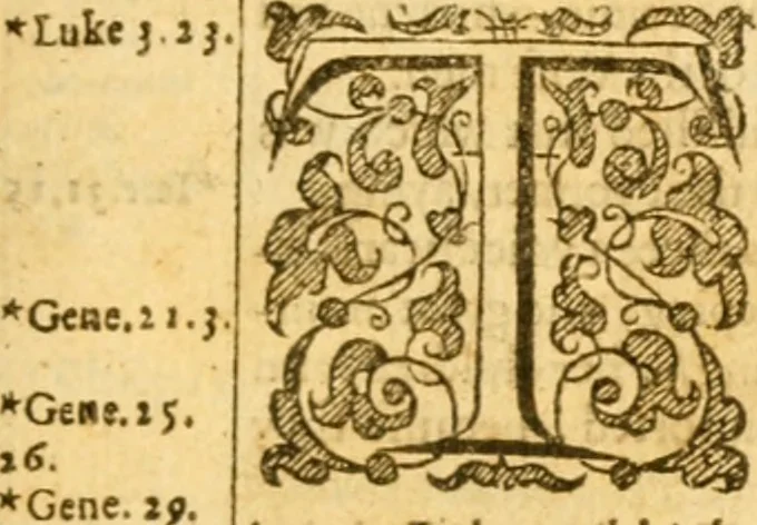 An illustration from The Old and New Testaments, 1612, leaf 10