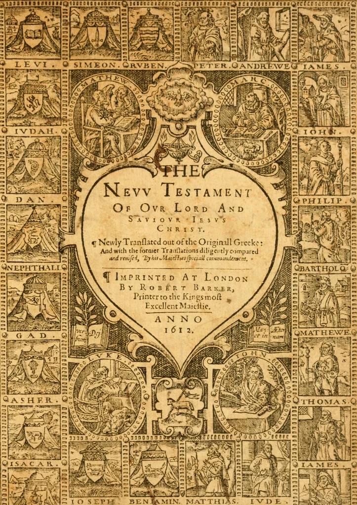 An illustration from The Old and New Testaments, 1612, leaf 8