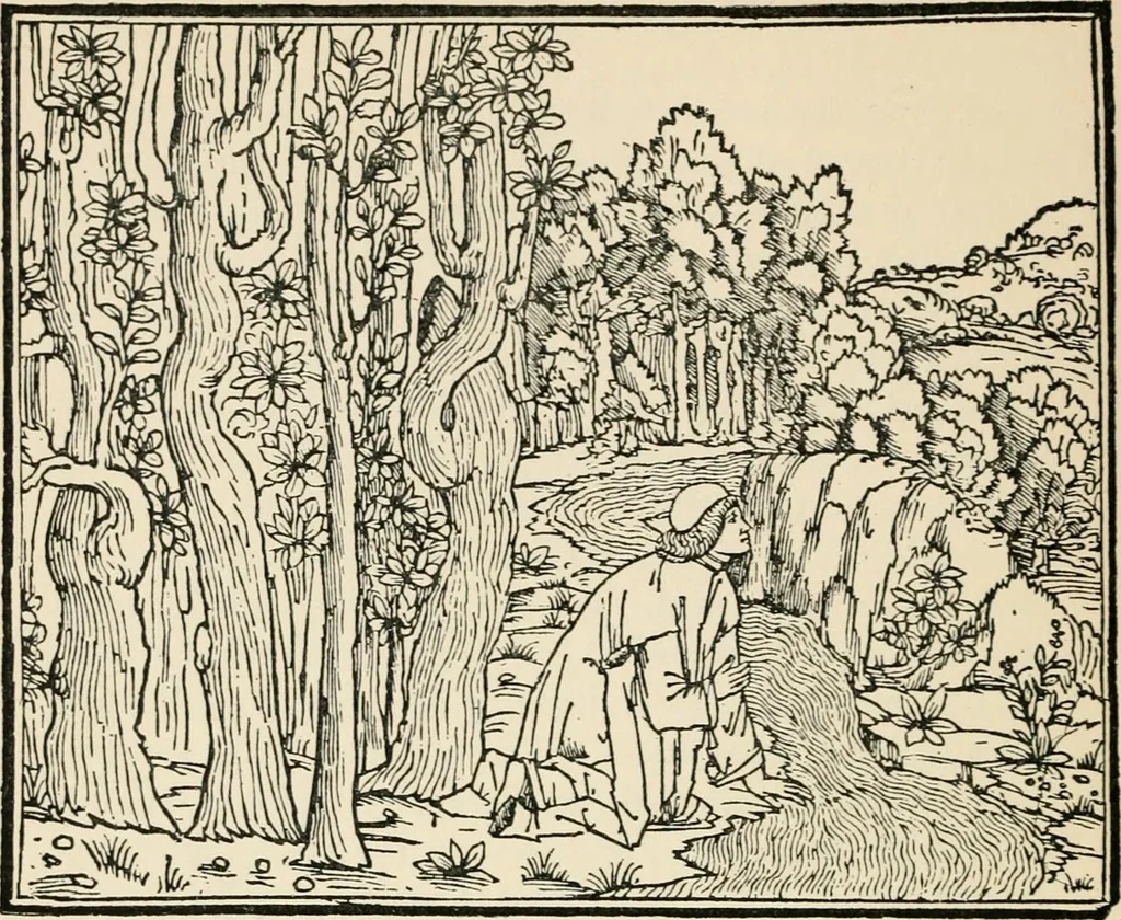 An illustration from Old picture books; with other essays on bookish subjects, 1902, leaf 103