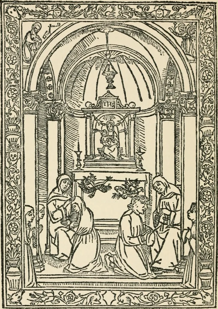 An illustration from Old picture books; with other essays on bookish subjects, 1902, leaf 107