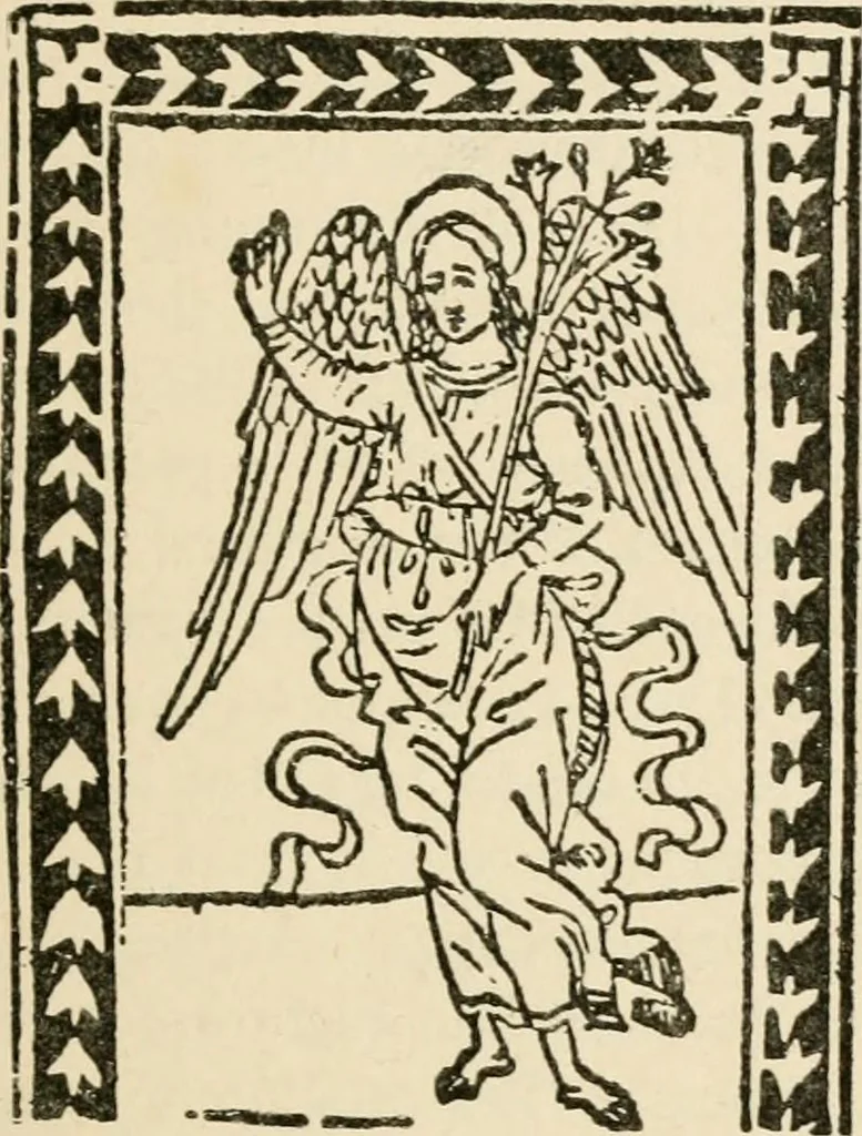 An illustration from Old picture books; with other essays on bookish subjects, 1902, leaf 24