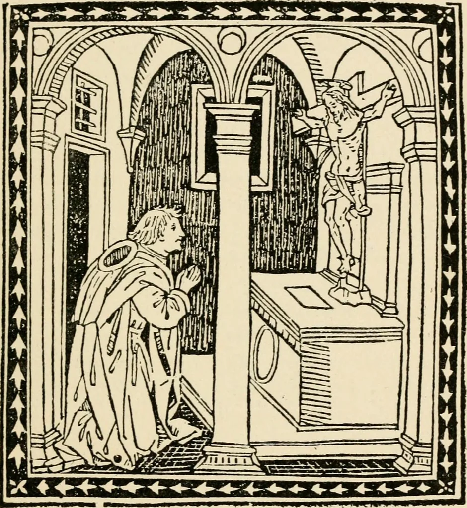 An illustration from Old picture books; with other essays on bookish subjects, 1902, leaf 32