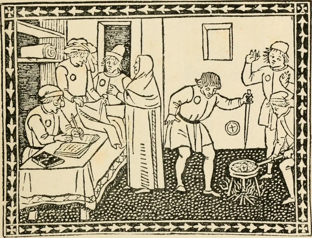 An illustration from Old picture books; with other essays on bookish subjects, 1902, leaf 42