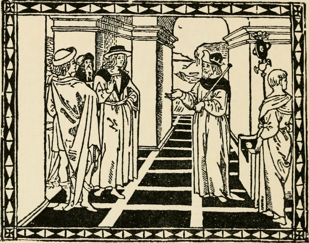 An illustration from Old picture books; with other essays on bookish subjects, 1902, leaf 43