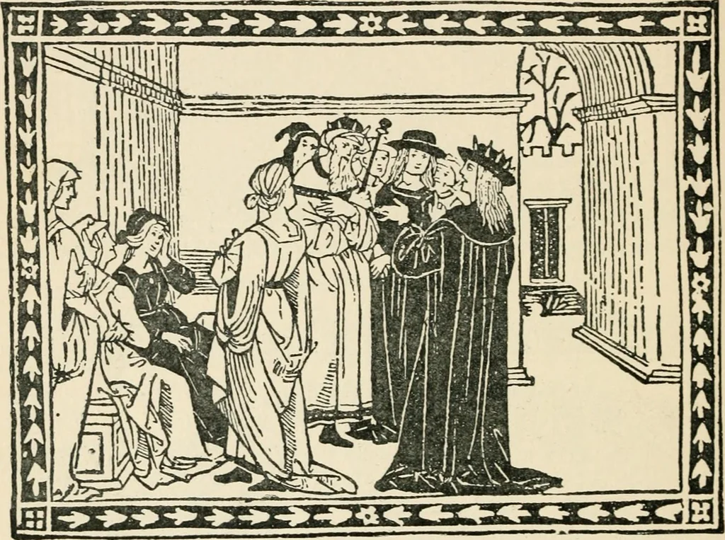An illustration from Old picture books; with other essays on bookish subjects, 1902, leaf 47