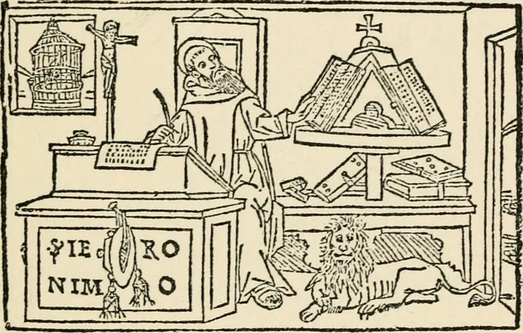 An illustration from Old picture books; with other essays on bookish subjects, 1902, leaf 54