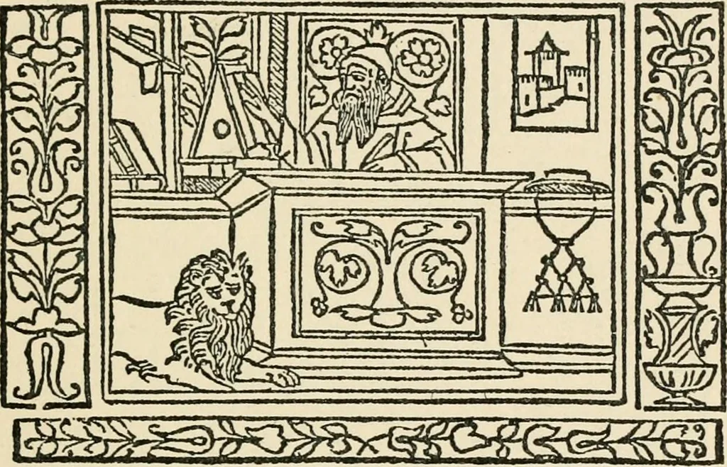 An illustration from Old picture books; with other essays on bookish subjects, 1902, leaf 56