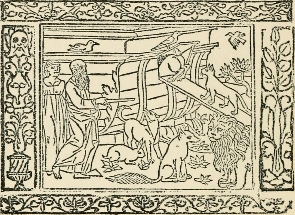 An illustration from Old picture books; with other essays on bookish subjects, 1902, leaf 61