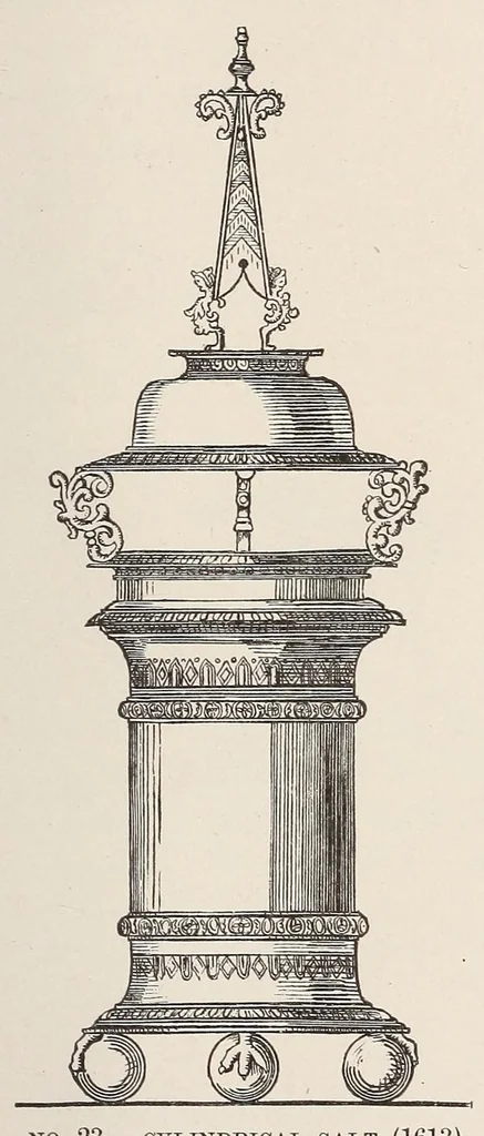 An illustration from Old plate, ecclesiastical, decorative, and domestic; its makers and marks, 1888, leaf 121