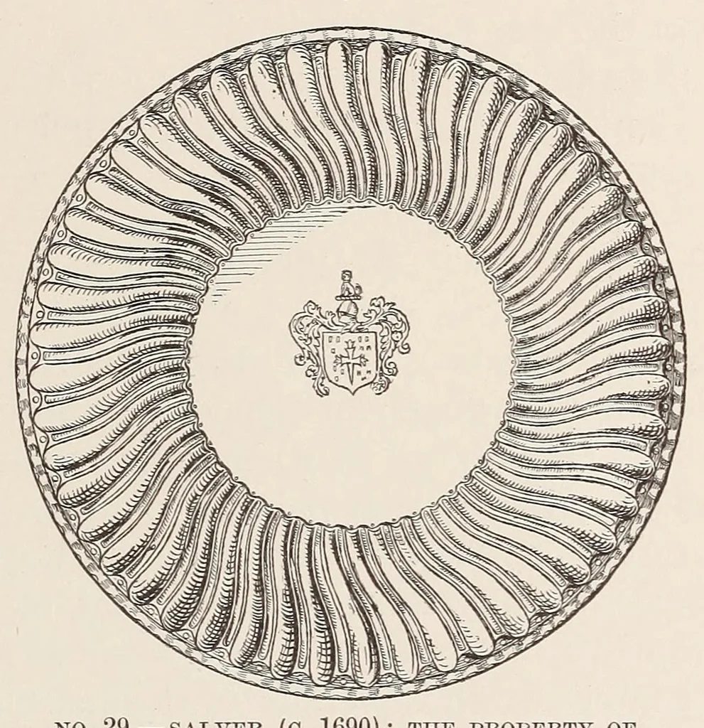 An illustration from Old plate, ecclesiastical, decorative, and domestic; its makers and marks, 1888, leaf 129