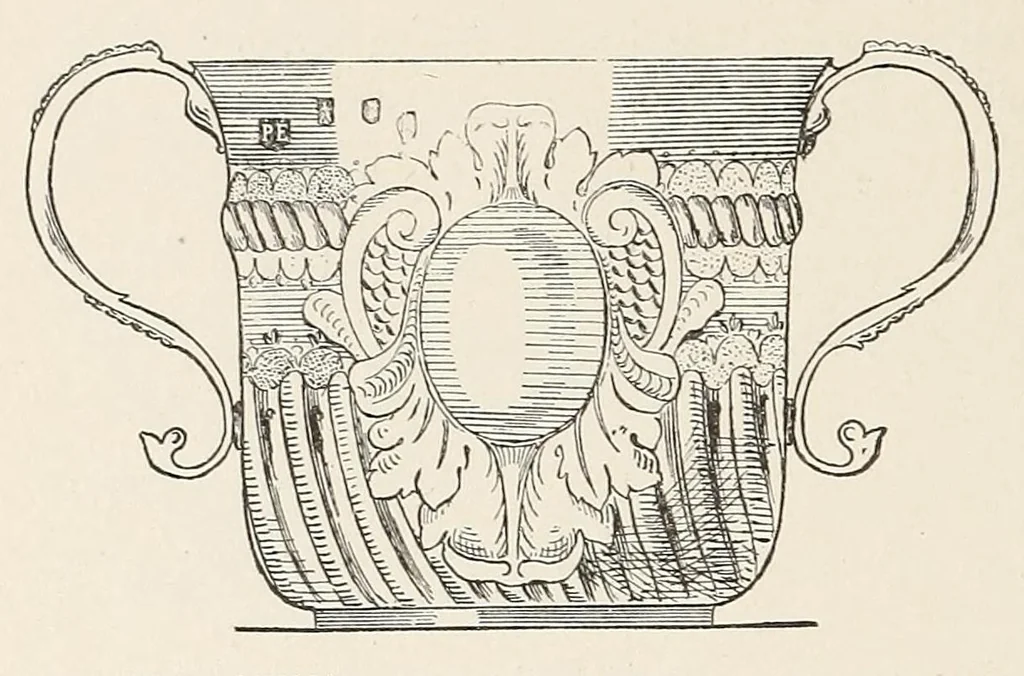 An illustration from Old plate, ecclesiastical, decorative, and domestic; its makers and marks, 1888, leaf 152